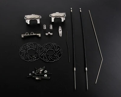 GTBRACING Metal Front Wheel Mechanical Wire Cable Disc Brake for 1/5 HPI Baja 5B SS 5SC