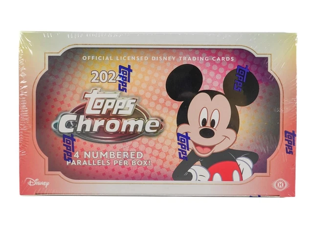 2024 TOPPS CHROME DISNEY HOBBY BOX RIPPED LIVE ONLY
