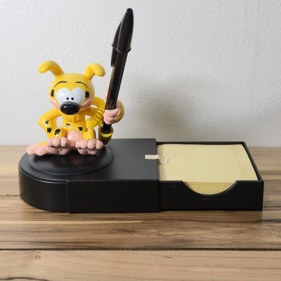 Vintage Disney Marsupilami Applause Desk Organizer Pen Holder Sticky Notes 1993