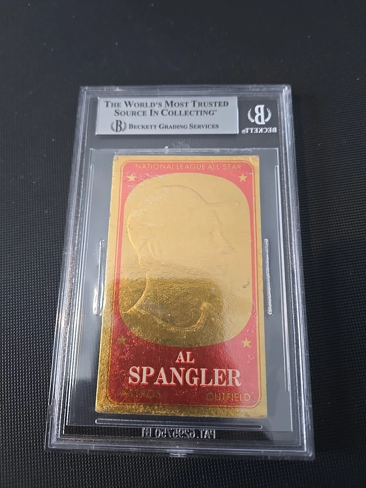 1965 Topps Embossed Baseball Card # 53 Al Spangler - Houston Astros , Autograph - Image 3 of 4