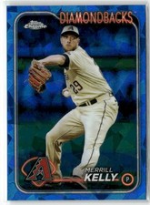 Merrill Kelly 2024 Topps Chrome Sapphire Arizona Diamondbacks #112