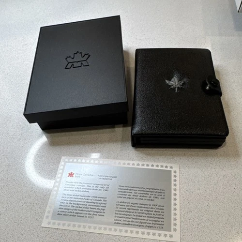 Royal Canadian Mint 1985 Proof Set Silver Nickel Bronze Dollar Coins