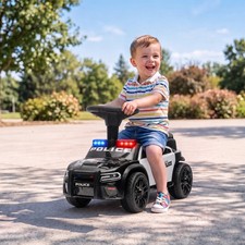 Qaba Toddler Push Car with Storage, Ride on Toys for 18-36 Months, Black