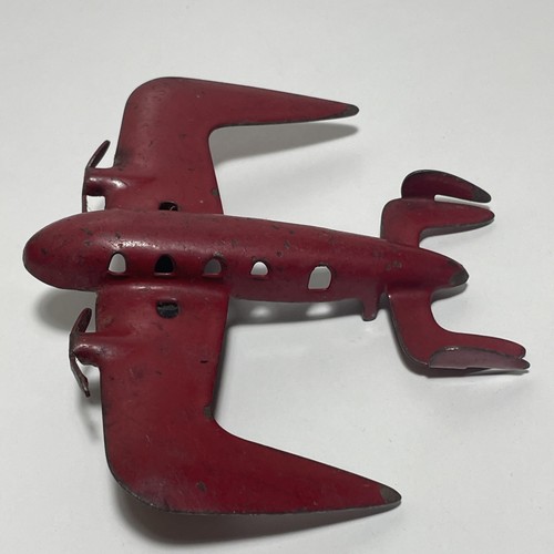 Antique 1930s Wyandotte Stratos Pressed Steel "Buck Rogers" Mystery Plane Toy - Picture 3 of 5