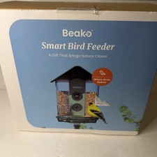 Beako Smart Bird Feeder with 4K Camera Solar Powered for Outdoors - Ultra HD