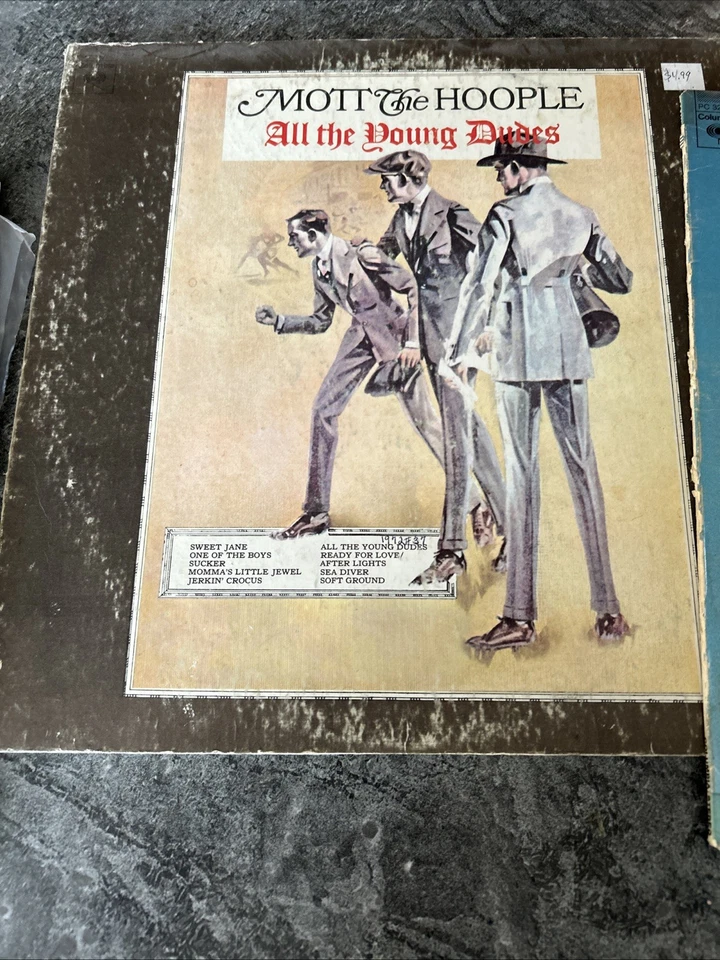 Mott The Hopple Set Of Two Vinyl Records Include All The Young Dude & The Hopple Foto 3 de 4