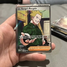 Lt. Surge's Bargain Ultra Rare - Pokemon Karte - Mega Evolution Base 170/132