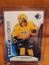2025-26 Upper Deck SP - Ozzy Wiesblatt #123 - Rookie Authentics Blue (RC)
