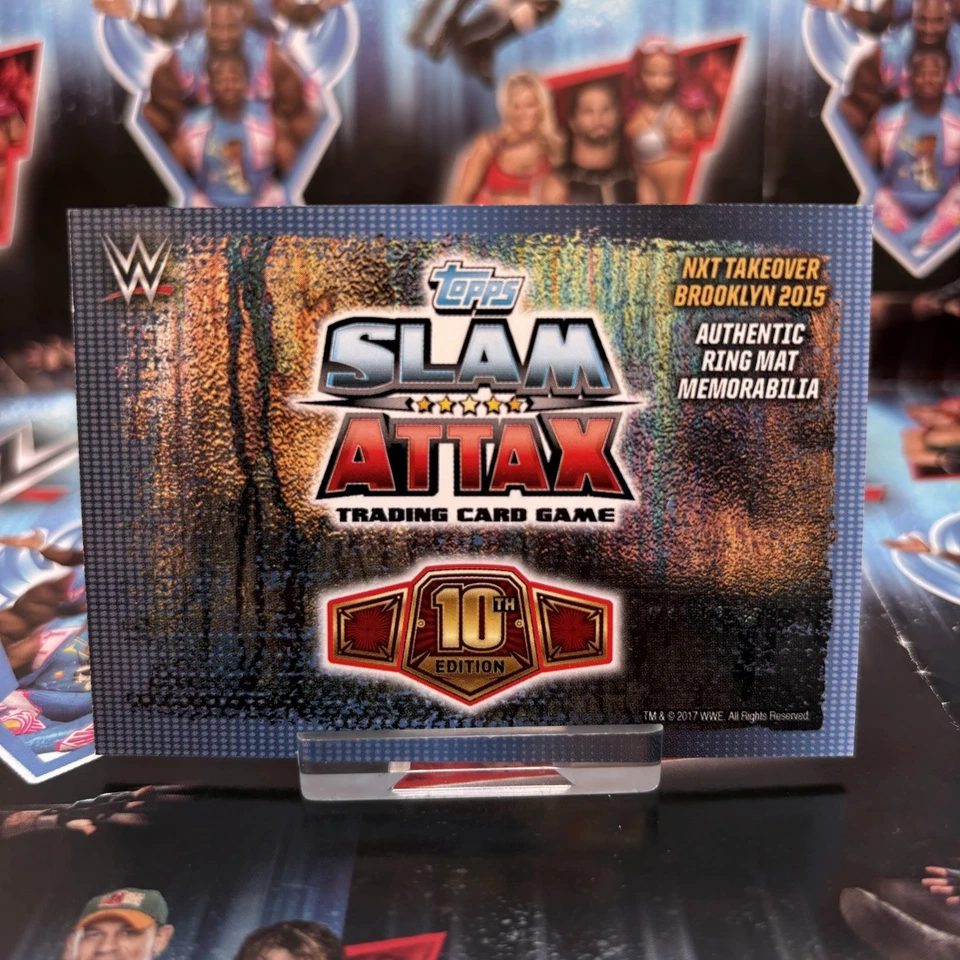 Sasha Banks WWE Topps Slam Attax 2017 10th Edition Mat Memorabilia Relic Card - Image 3 of 3