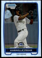 2012 Bowman Chrome Draft Draft Picks Refractors Correlle Prime #BDPP114