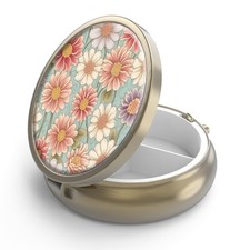 Small Pill Case for Purse  Pocket Cute Medicine Organizer Travel Pillbox