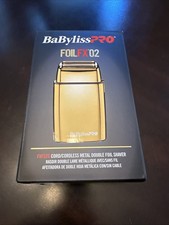 BaByliss Gold PRO FX02 Dual Foil Metal Shaver, FXFS2G Cord / Cordless Electric