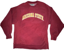 Arizona State University Vintage Maroon Gold Crew Neck Men's Size Large