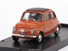 Fiat 500F chiusa 1971-1972 Rosso Corallo New model 2017 1:43 BRUMM R455-14