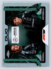 2025 Topps Chrome Formula 1 F1 George Russell Kimi Antonelli Duo Refractor