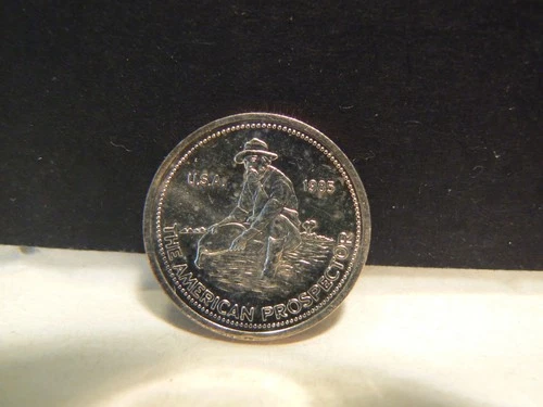 1985 1/10 Oz Engelhard Prospector .999 Silver Fractional Art Bullion - Rare