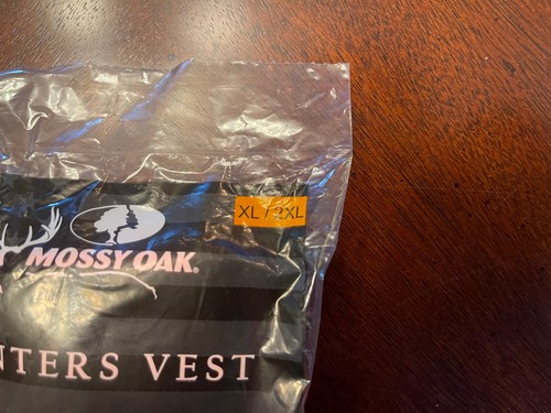 Mossy Oak Hunters Vest Orange XL/2XL New in Package - Picture 2 of 3