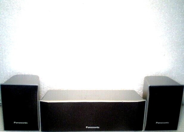 Panasonic SB-PC740 Center Channel W/ 2 Satellite Bookshelf Speakers SB-FS741