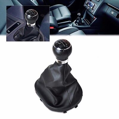 X AUTOHAUX 5 Speed Gear Shift Knob Gaiter Gaitor Boot Cover for VW for Caddy 2 for MK2 for MK3 for Touran 