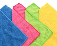 Microfiber Cleaning Cloth Car Detailing Towel Rags - Packs of 5