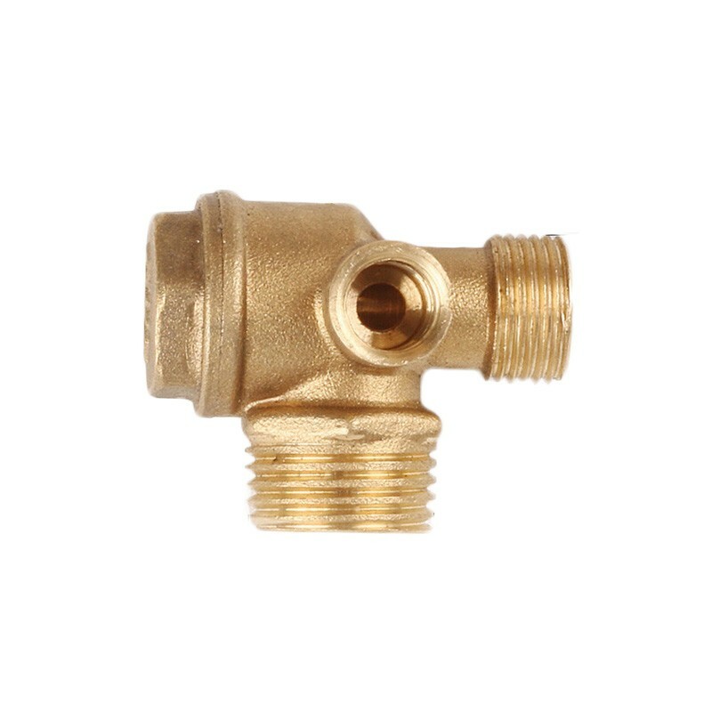 Air Tools Check Valve Air Compressors Tools Workshop 40400 Air 3 Port Brass item image