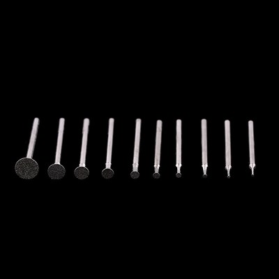 10PCS Grinding Bit Access Ultra-Thin T Head Shank Diamond Mounted Point