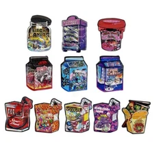 100pcs Shape Mylar Bags Holographic Gift Surprises, Stationery, Holiday Parties