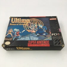 Ultima Runes of Virtue II Super Nintendo SNES - No Manual