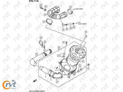 Cool Hose & Air Cleaner For Suzuki Samurai SJ410 SJ413 Part No
