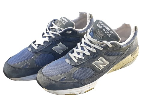 New Balance Mens 993 Running Shoes Blue 