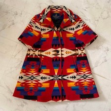 Pendleton Coat Jacket Blanket Aztec Southwestern Country Western
