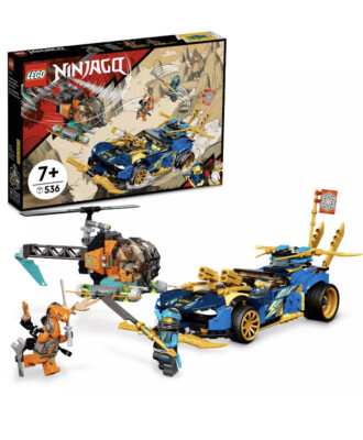 はる LEGO NINJAGO Jay & Nya's Race Car EVO (71776), Toy Set, Age 7+
