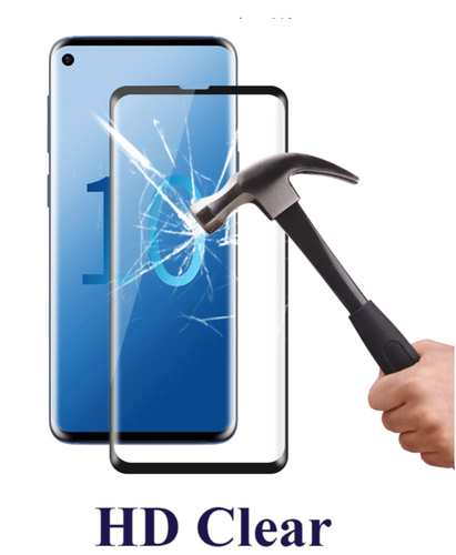 Protector de pantalla LCD transparente de vidrio templado curvo para Samsung Galaxy S10 Plus - Imagen 10 de 10