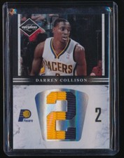 DARREN COLLISON 2011-12 LIMITED JUMBO JERSEY NUMBERS PATCH 12/25 *INDIANA PACERS