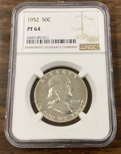 1952 Proof Franklin Half dollar - NGC PF64