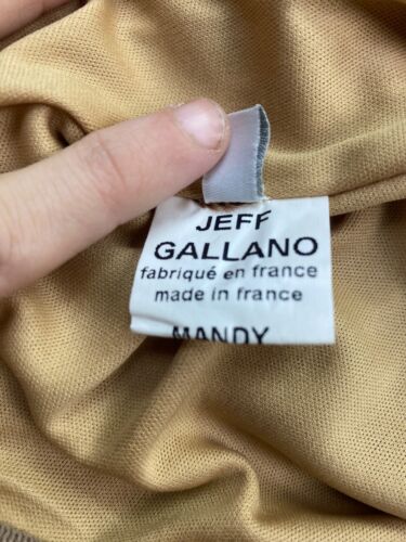 Jeff Gallano Rock Damen 1 braun Lurex Fit Flare Mandy Maxi Lagenlook Whimsigoth - Bild 5 von 10