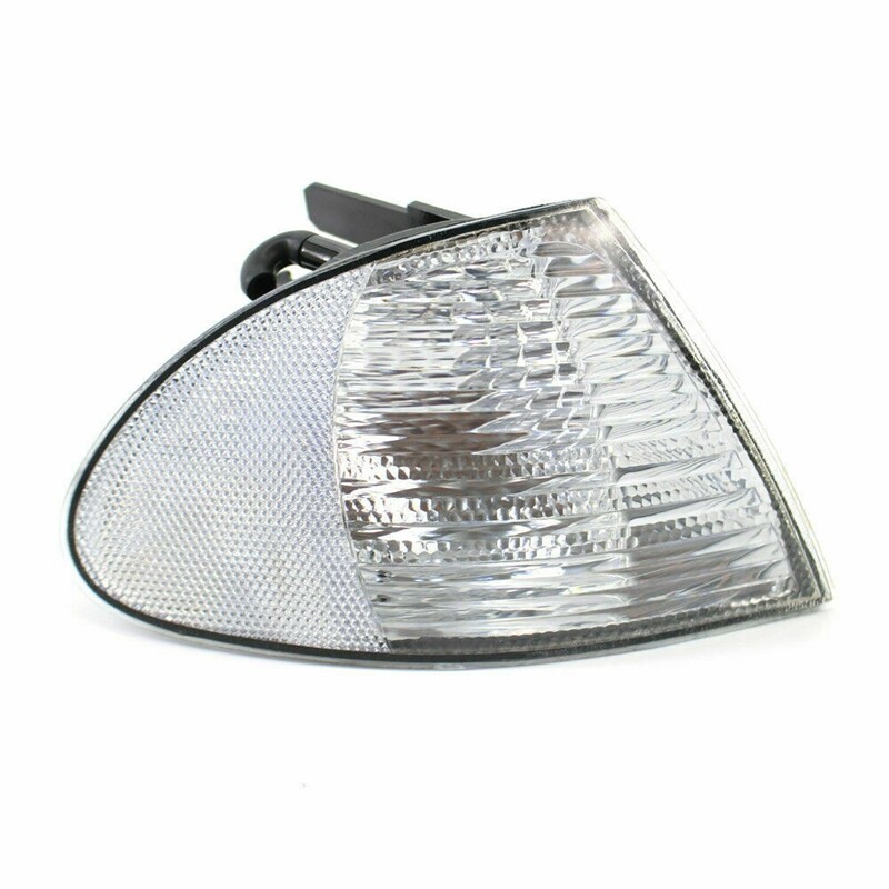 3X(Pair Park Corner Marker Lights Lamps Lenses for 3 Series E46 1999