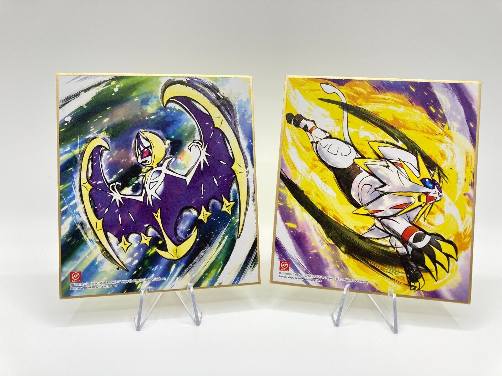 Pokemon Lunala Solgaleo Shikishi Board Art Card Collection Anime