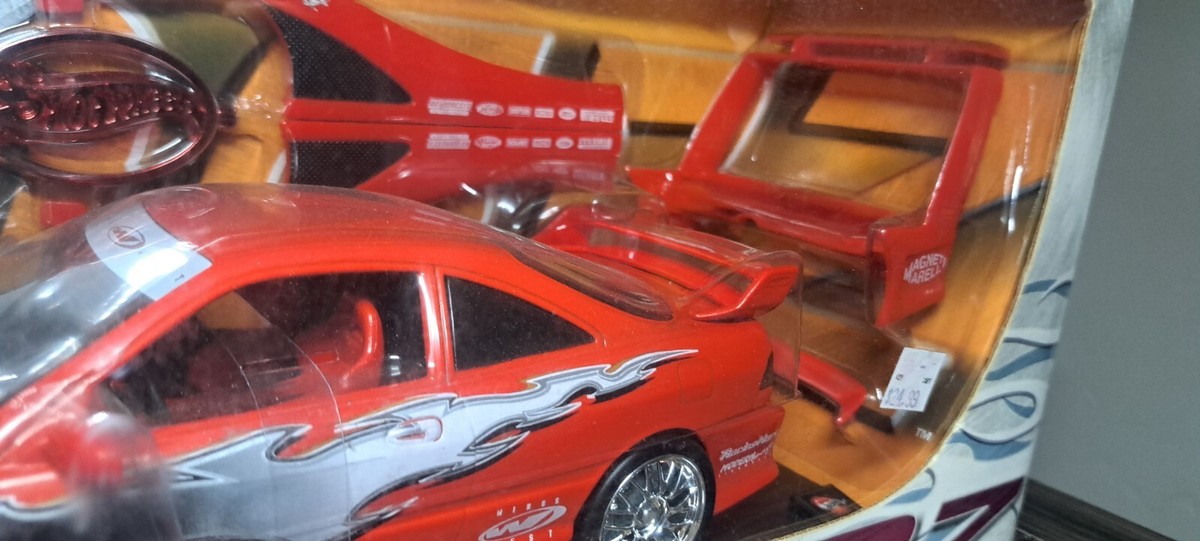 HOTWHEELS TUNERZ, RED ACURA INTEGRA 1:18 SCALE/W REMOVABLE