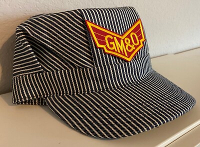 Ancienne Casquette De Chef De Train Gulf Mobile & Ohio Railroad - Années 1980 - Vintage Sku20