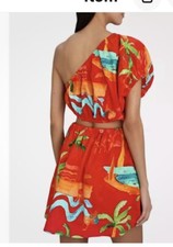 FARM RIO ONE PIECE ROMPER RED FLORAL SIZE SMALL - NWT