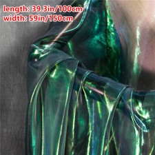 1M DIY Organza Mesh Fabric Cloth Sheer Dress Clothing Sewing Gradient Material