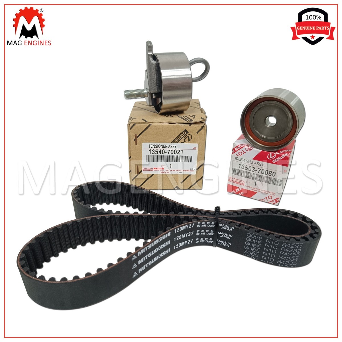 129 TEETH TIMING BELT KIT TOYOTA 1G-FE FOR CHASER CROWN MARK2