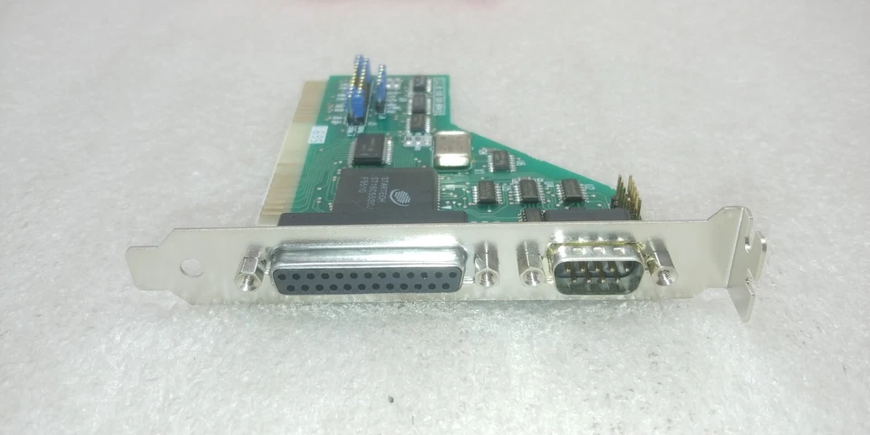 VINTAGE 8 BIT ISA SERIAL AND 1 PARALLEL PRINTER PORT EUD 5U9 BRI4193 FREE SHIP!! - Image 4 of 4