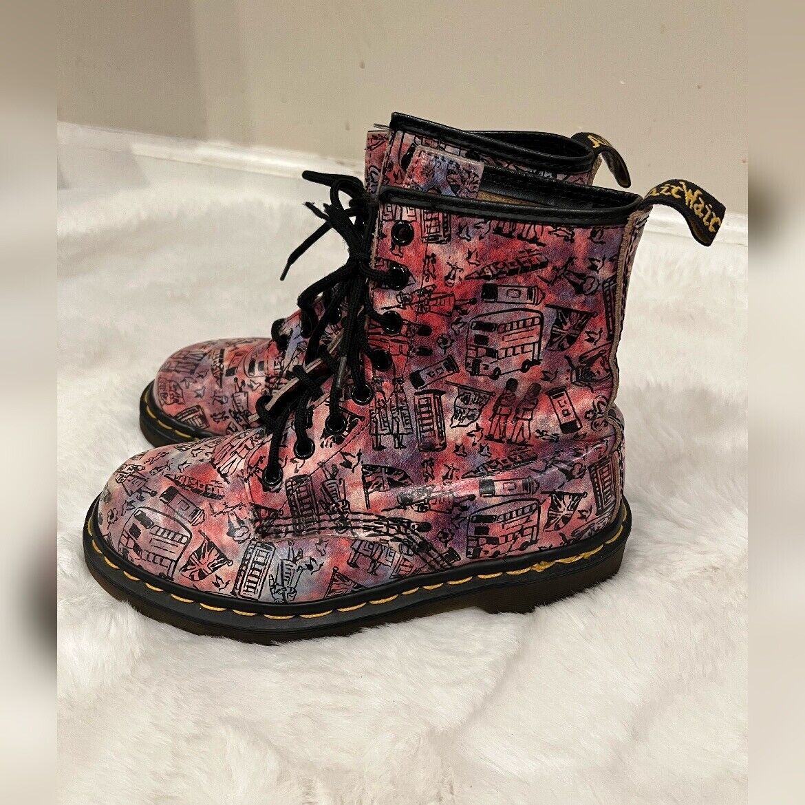 Super Rare Dr Martens Vintage 90's London Scene A… - image 9