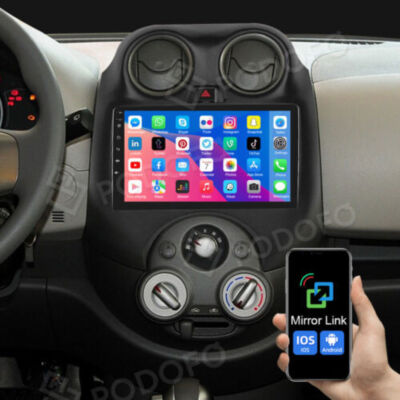 32GB 9'' Android 15 GPS Navi Autoradio RDS DAB+ Für NISSAN MICRA 4 K13 2010-2016
