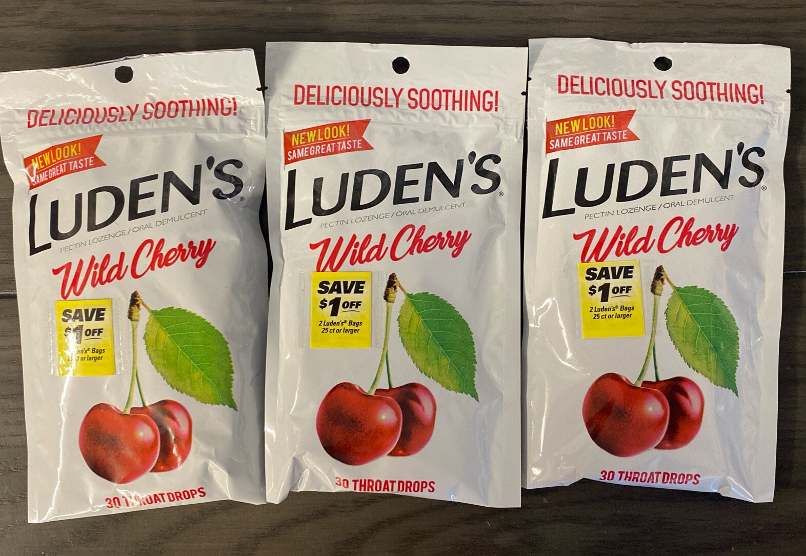 Luden's Wild Cherry Throat Drops 90 Cough Drops 814832010430 eBay