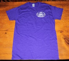 Hampton Falls NH 300th Anniversary Czars Brewery Purple Cotton T-Shirt Size SM