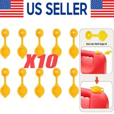 10Pcs Yellow Fuel Gas Can Jug Vent Cap Blitz Scepter Essence Midwest Eagle