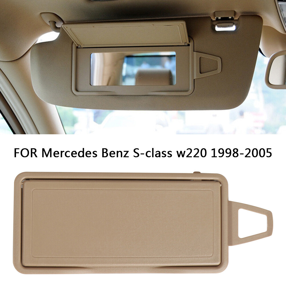 Car Sun Visor Shade Mirror Cover Shade Case Board for Benz SClass W220